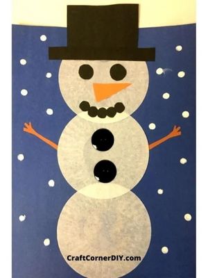 19 Easy Snowman Crafts for Kids - Ak Pal Kitchen