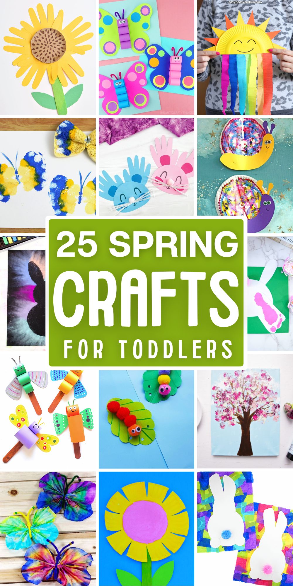 25 Easy Spring Crafts for Toddlers - Ak Pal Kitchen