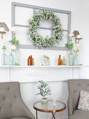 Summer Mantle Decor