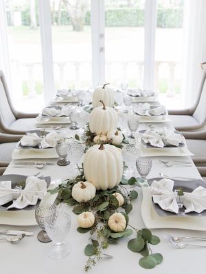 130+ Modern Thanksgiving Table Settings Ideas