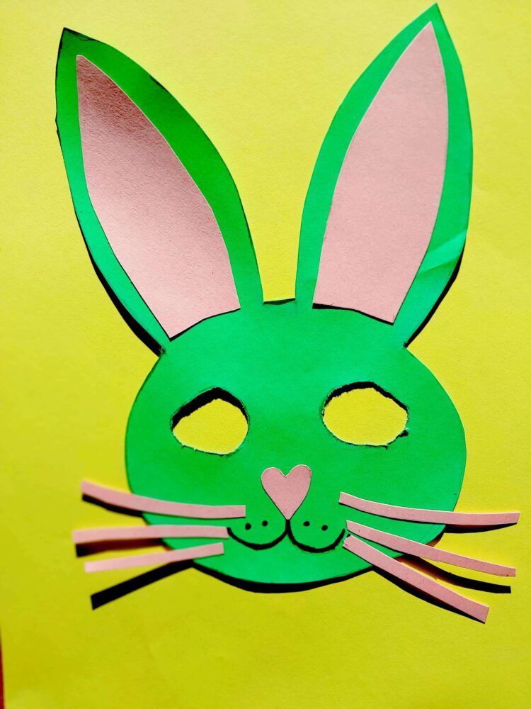 Easter Bunny Mask For Kids - Ak Pal Kitchen