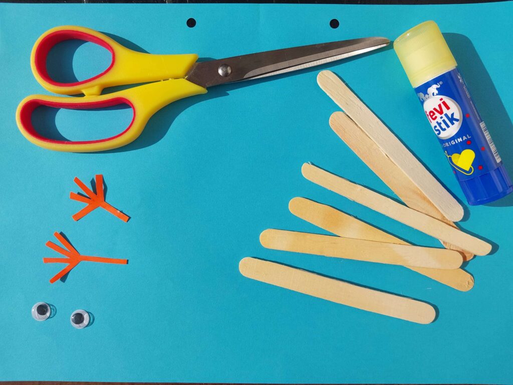 Popsicle Stick Chick Craft for Kids