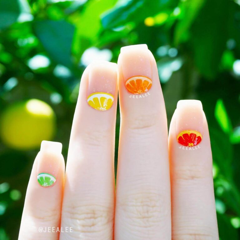 31 Refreshing Citrus Nails - Ak Pal Kitchen