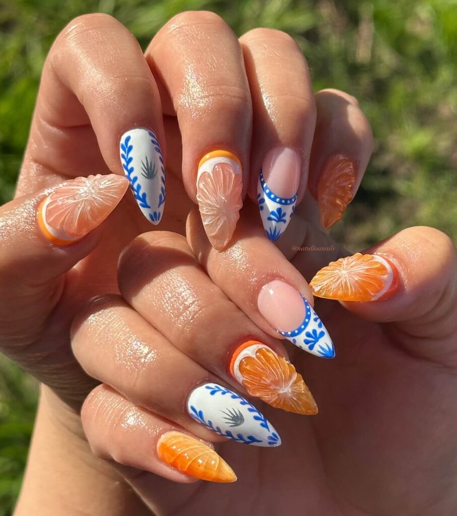 Citrus Nails