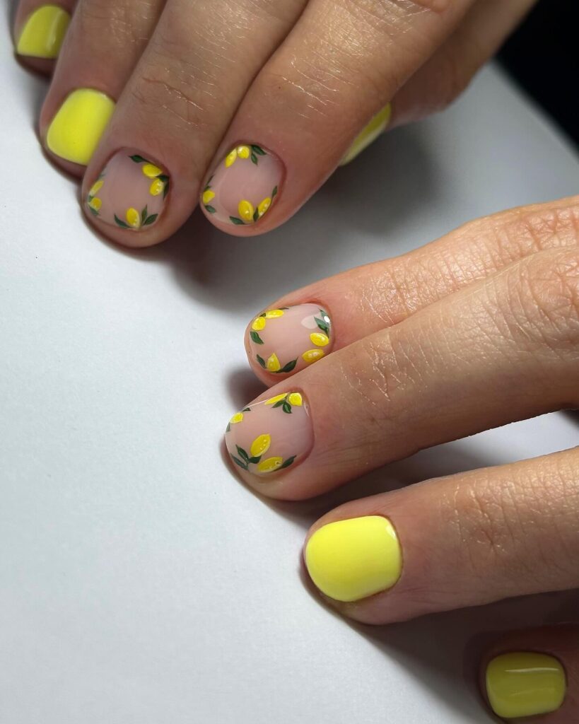 Lemon Nails