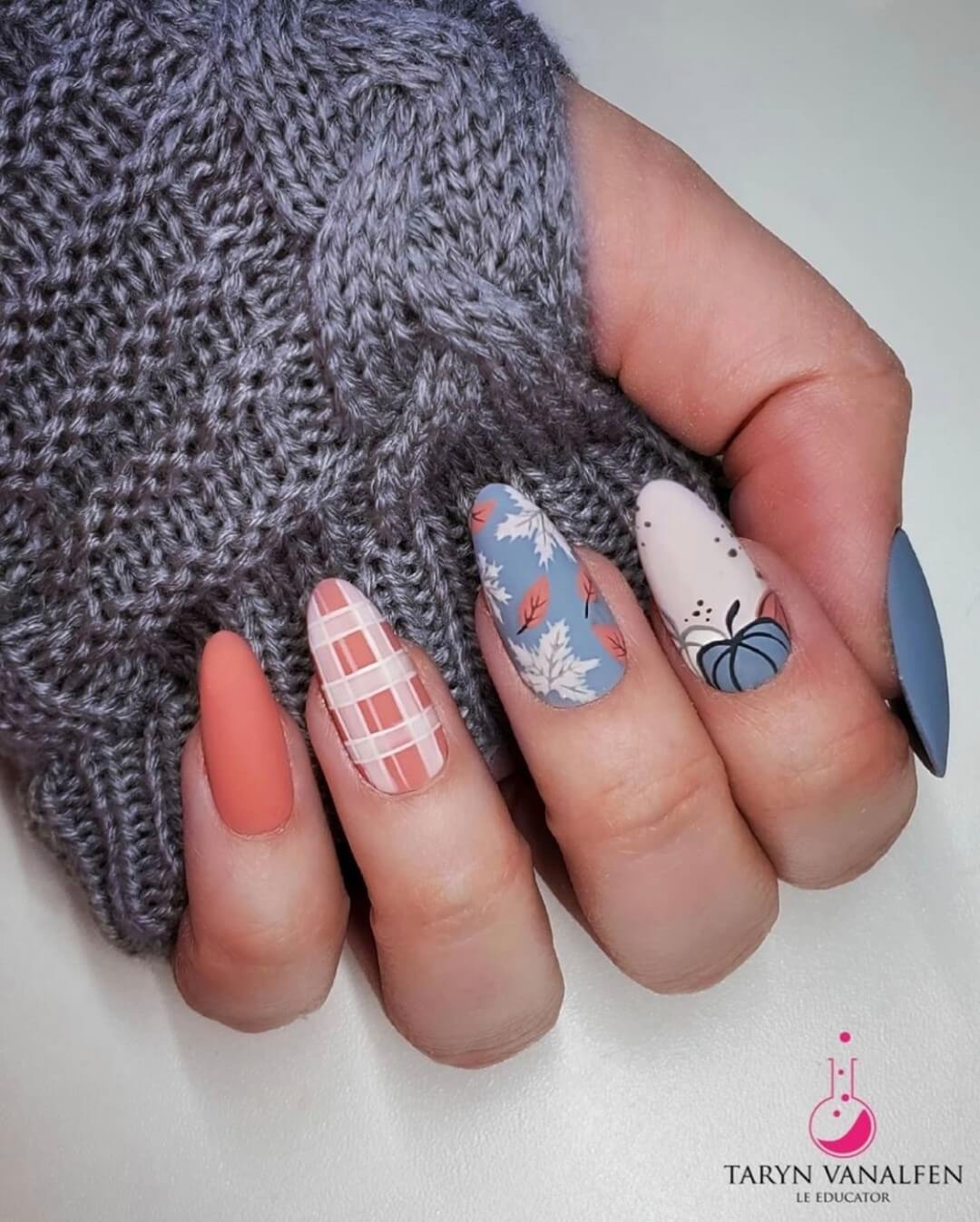 31 Trendy Fall Nail Designs - Ak Pal Kitchen