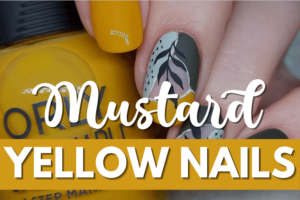 mustard-yellow-nails