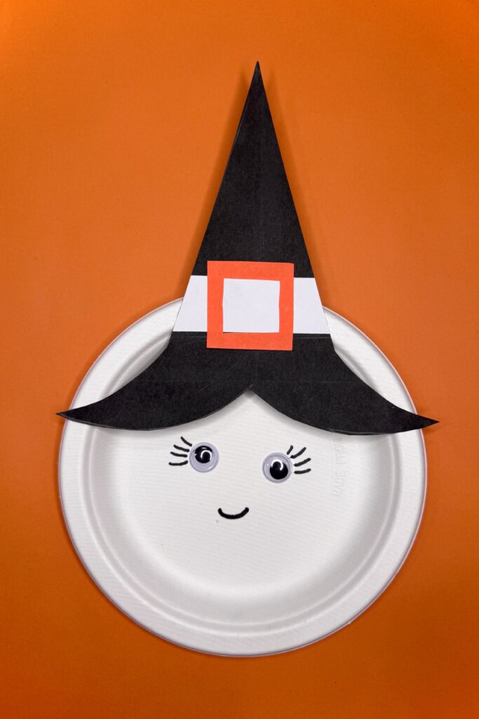 Paper Plate Witch Craft