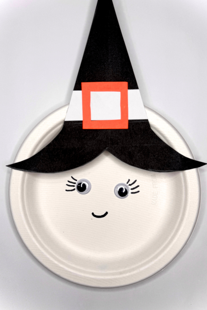 Paper Plate Witch Craft