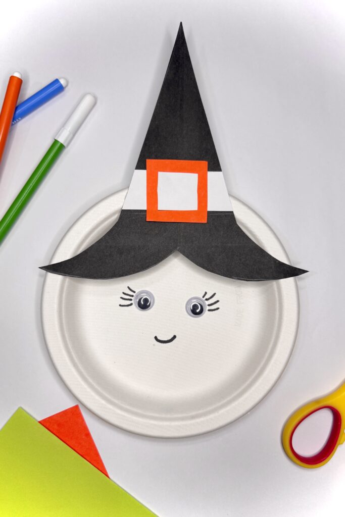 Paper Plate Witch Craft