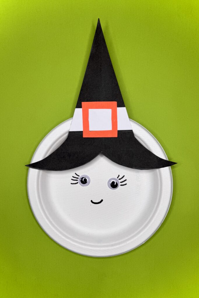 Paper Plate Witch Craft