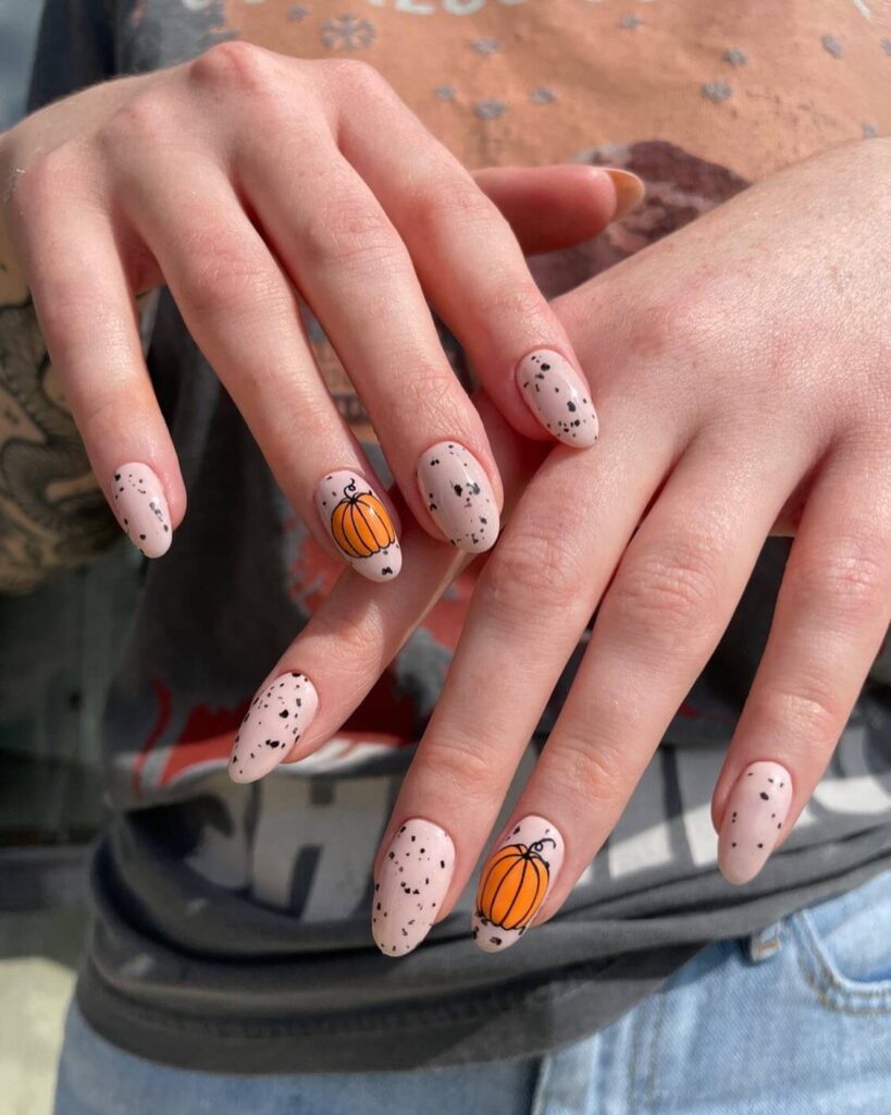 Pumpkin Nails