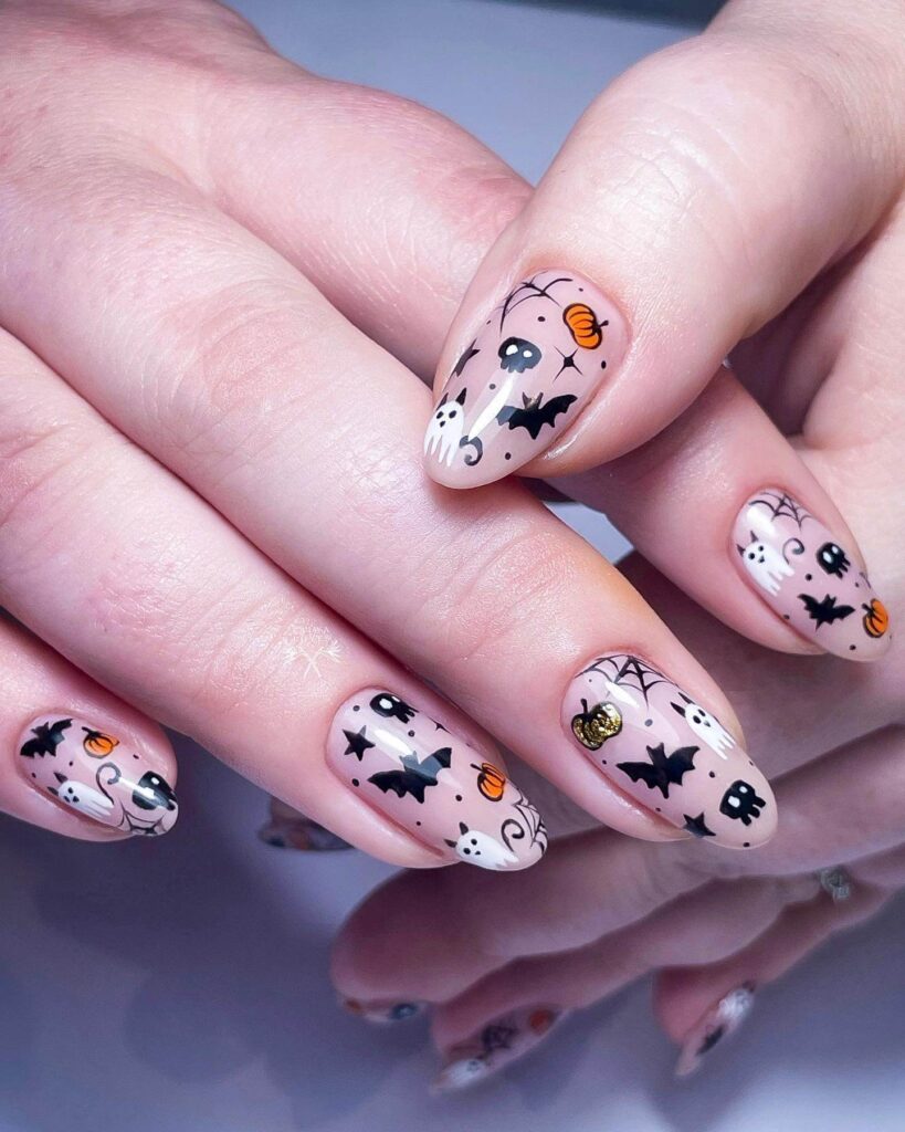 Pumpkin Nails