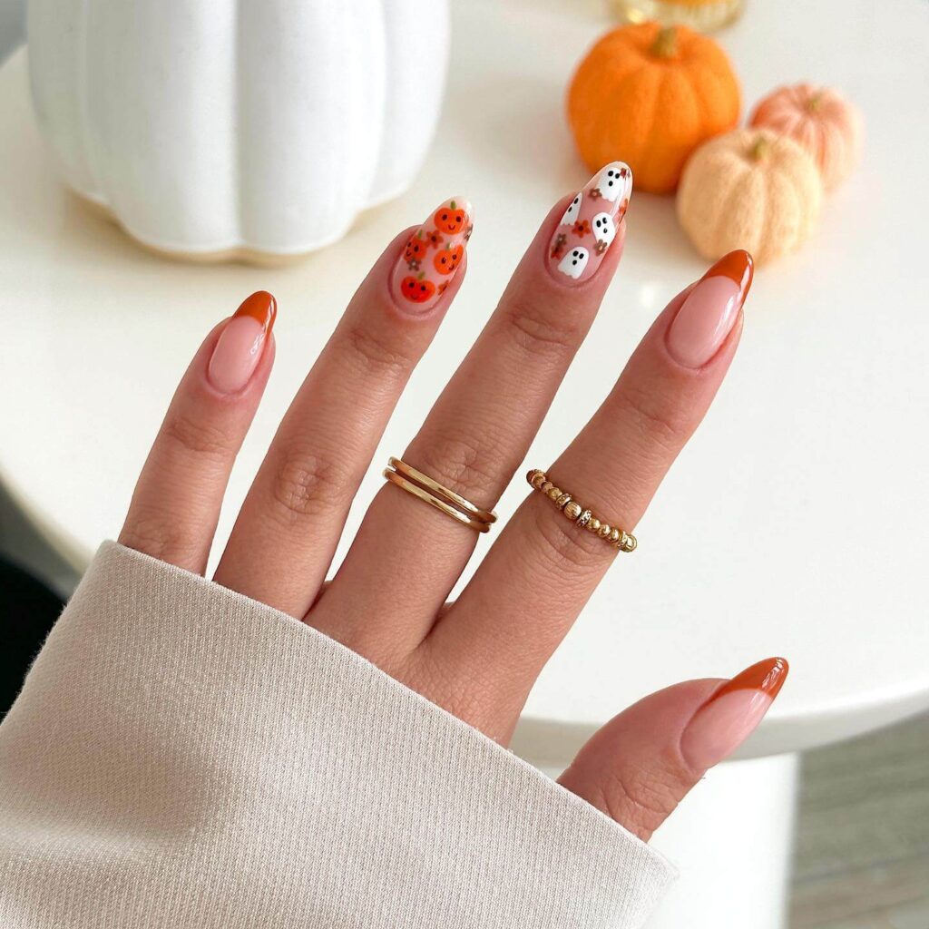 Pumpkin Nails