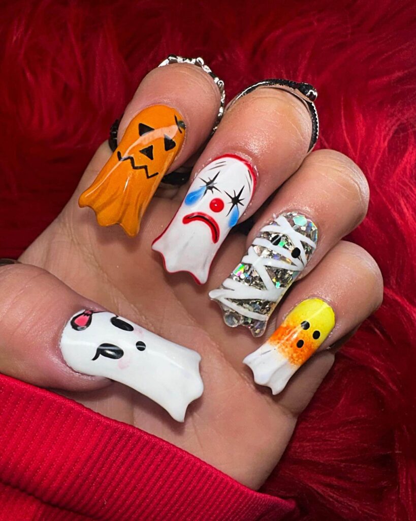 Pumpkin Nails