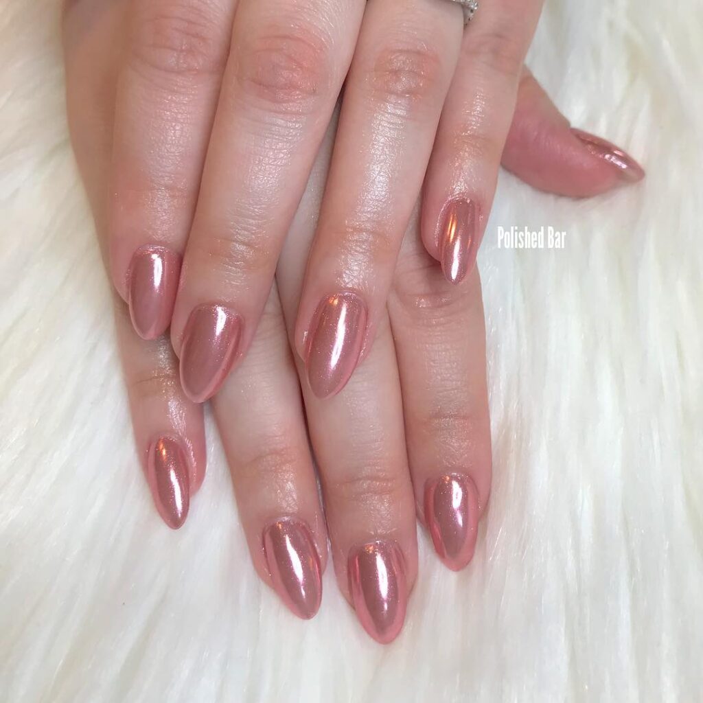 Rose Gold Nails