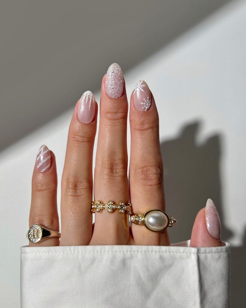 A stylish collection of almond nails featuring seasonal almond nails and creative nail art Ideas.