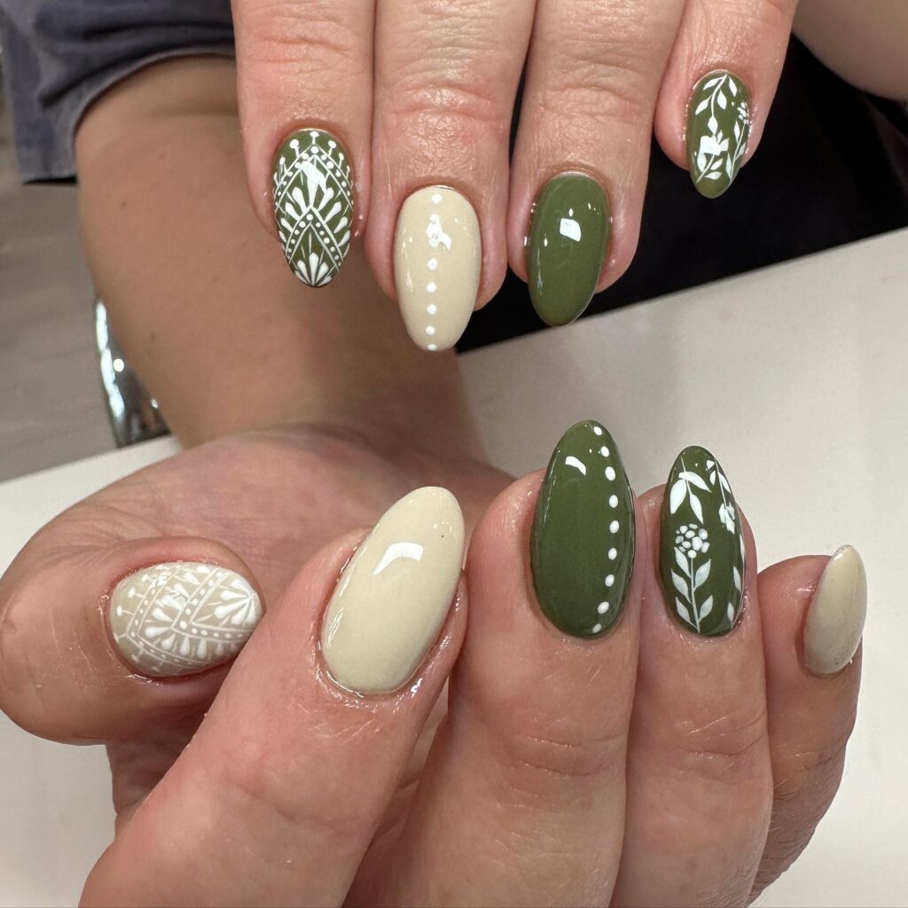 A stylish collection of almond nails featuring seasonal almond nails and creative nail art Ideas.