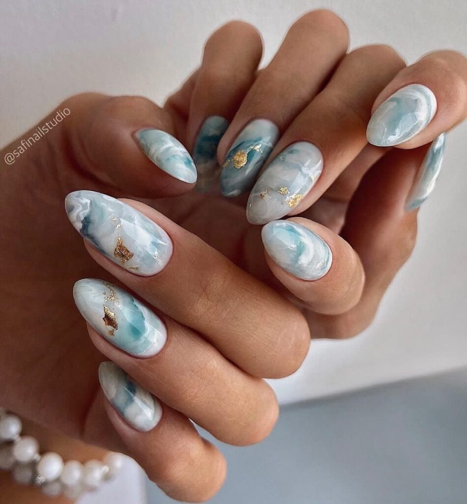 A stylish collection of almond nails featuring seasonal almond nails and creative nail art Ideas.