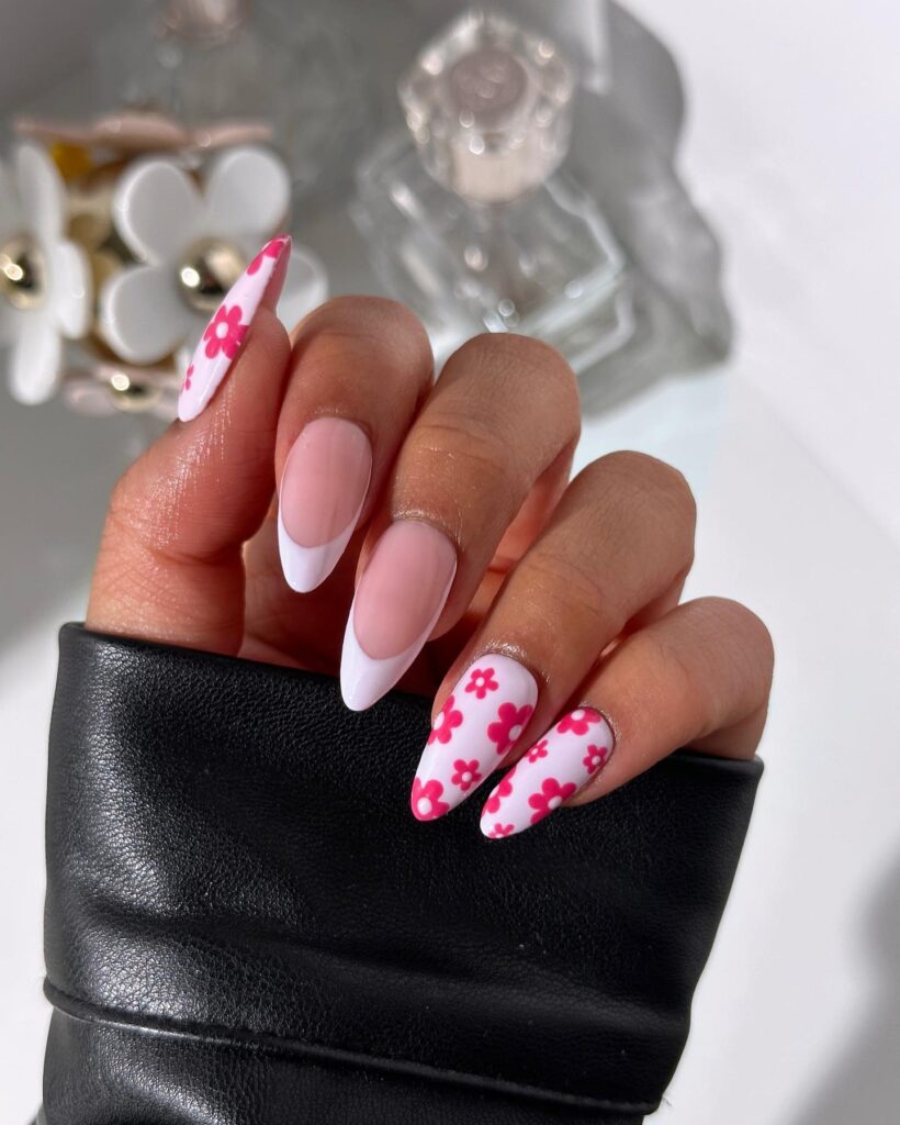 A stylish collection of almond nails featuring seasonal almond nails and creative nail art Ideas.