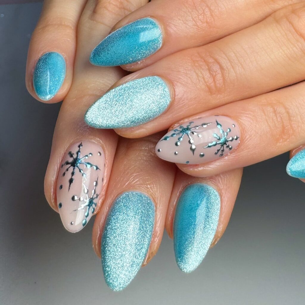 A stylish collection of almond nails featuring seasonal almond nails and creative nail art Ideas.