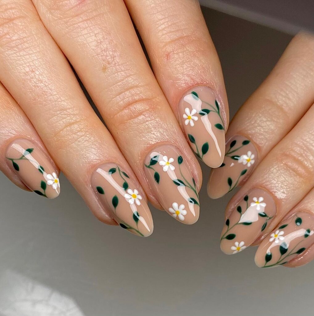 A stylish collection of almond nails featuring seasonal almond nails and creative nail art Ideas.