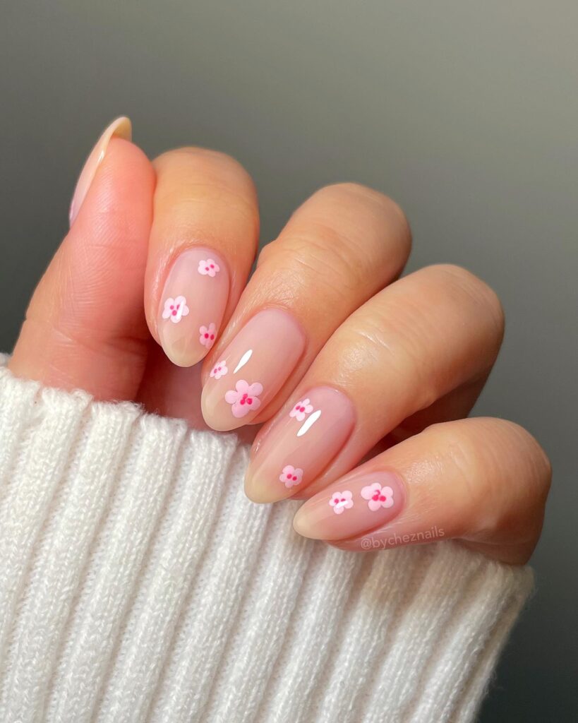 A stylish collection of almond nails featuring seasonal almond nails and creative nail art Ideas.