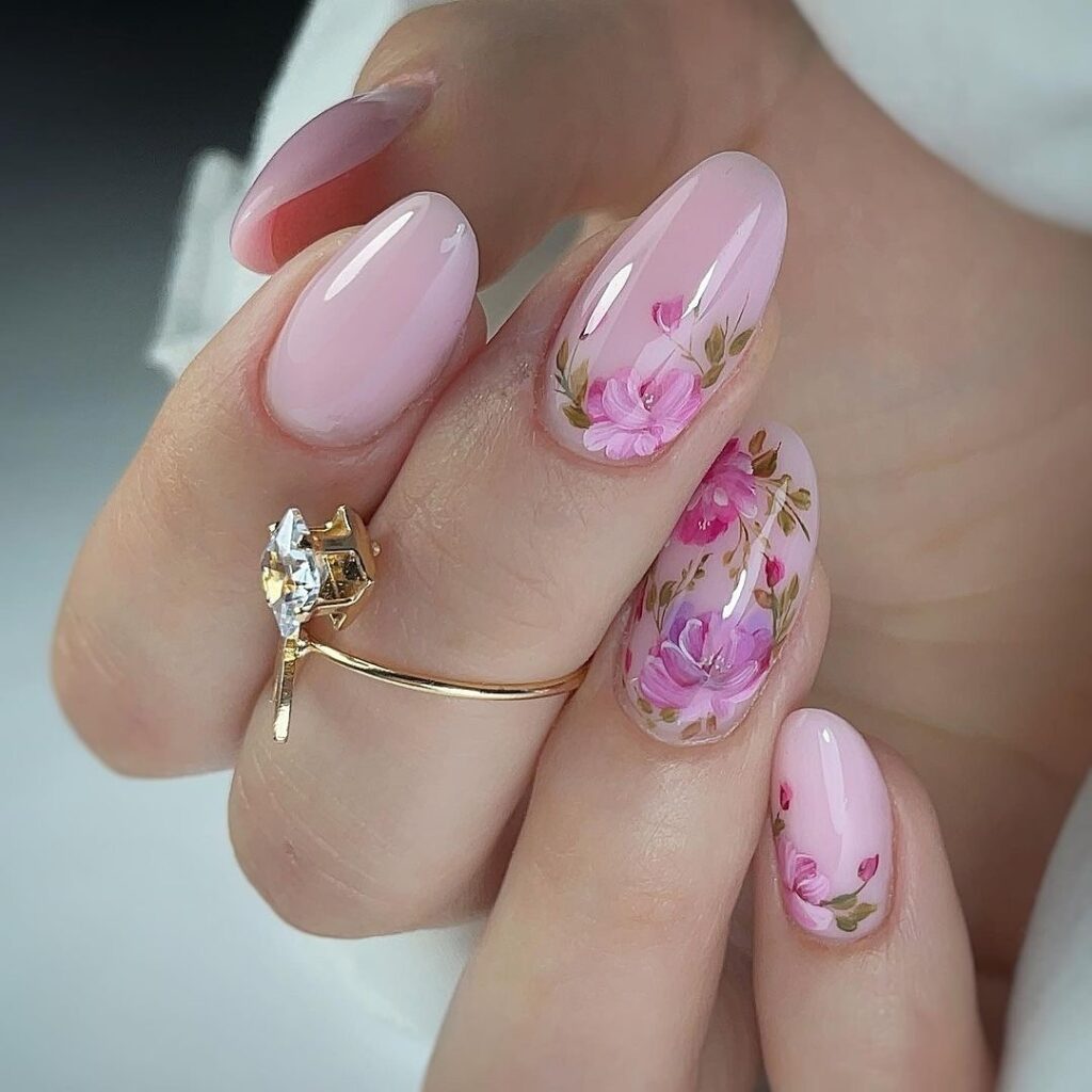 A stylish collection of almond nails featuring seasonal almond nails and creative nail art Ideas.