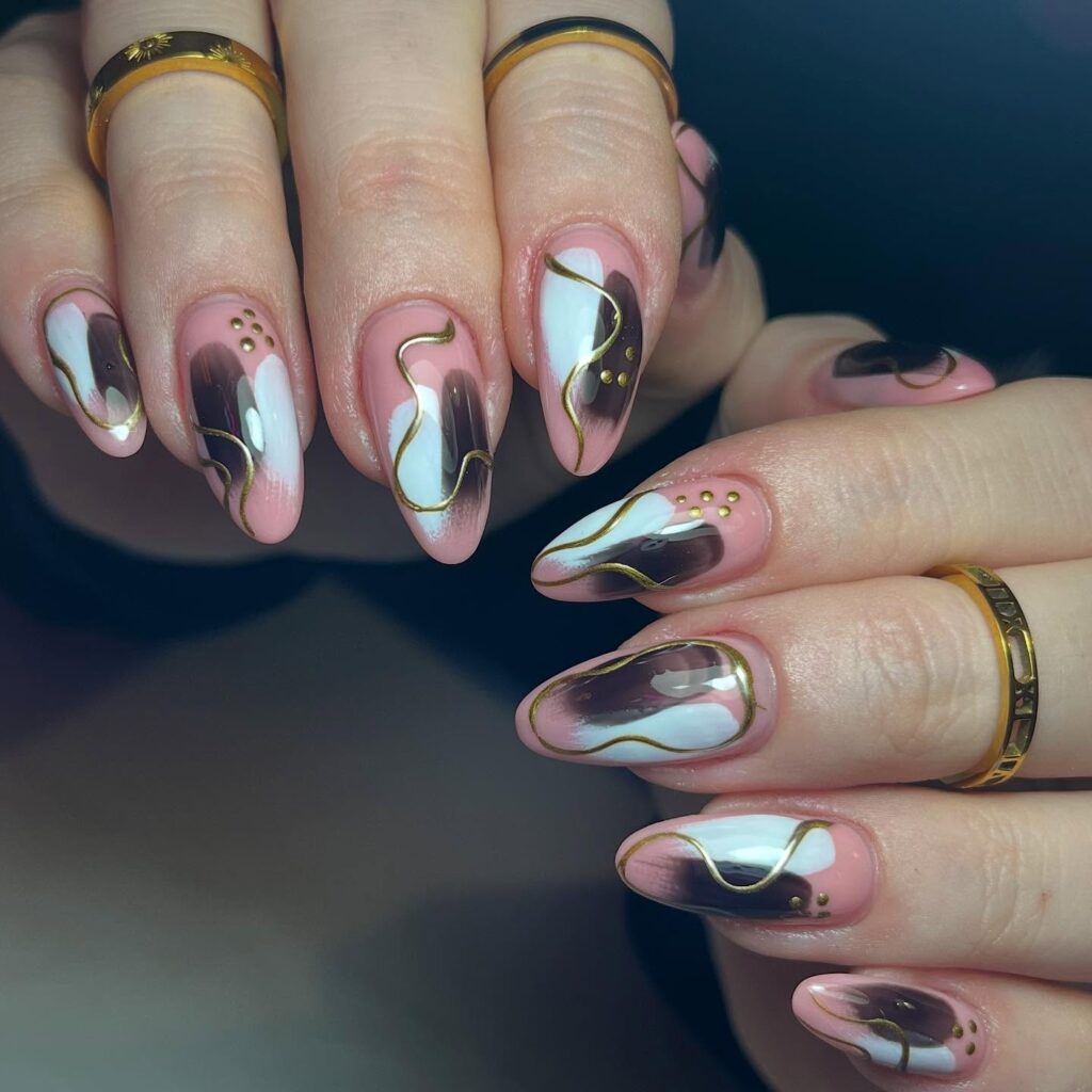 A stylish collection of almond nails featuring seasonal almond nails and creative nail art Ideas.