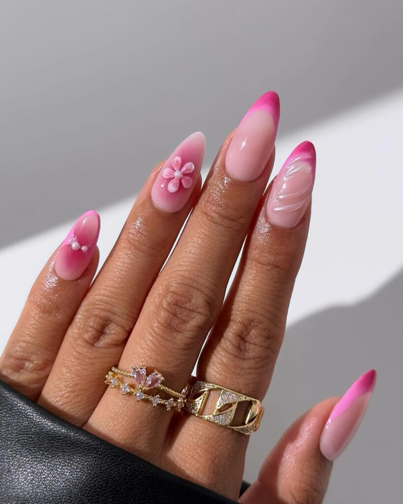 A stylish collection of almond nails featuring seasonal almond nails and creative nail art Ideas.