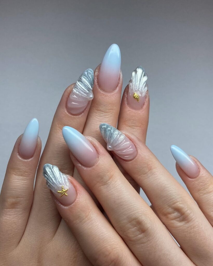 A stylish collection of almond nails featuring seasonal almond nails and creative nail art Ideas.