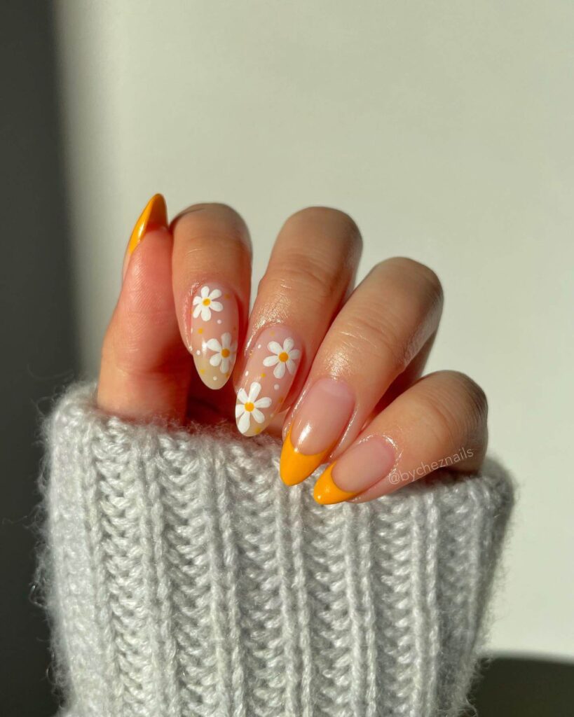 A collection of flower nails featuring spring nail colors, summer flower nails, hand-painted floral nail designs, and elegant pastel nail art.