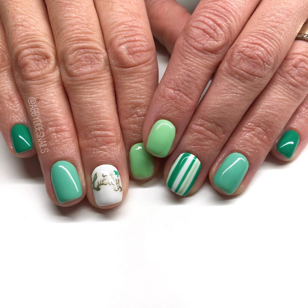 A stylish collection of March nails featuring pastel nails, Easter nail art, St. Patrick's Day nail designs, and spring-inspired manicures.