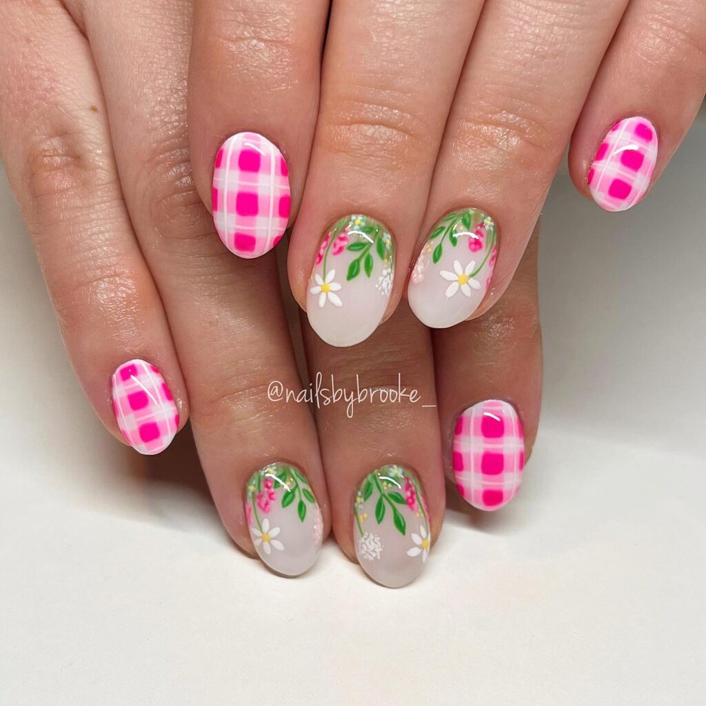 A stylish collection of March nails featuring pastel nails, Easter nail art, St. Patrick's Day nail designs, and spring-inspired manicures.