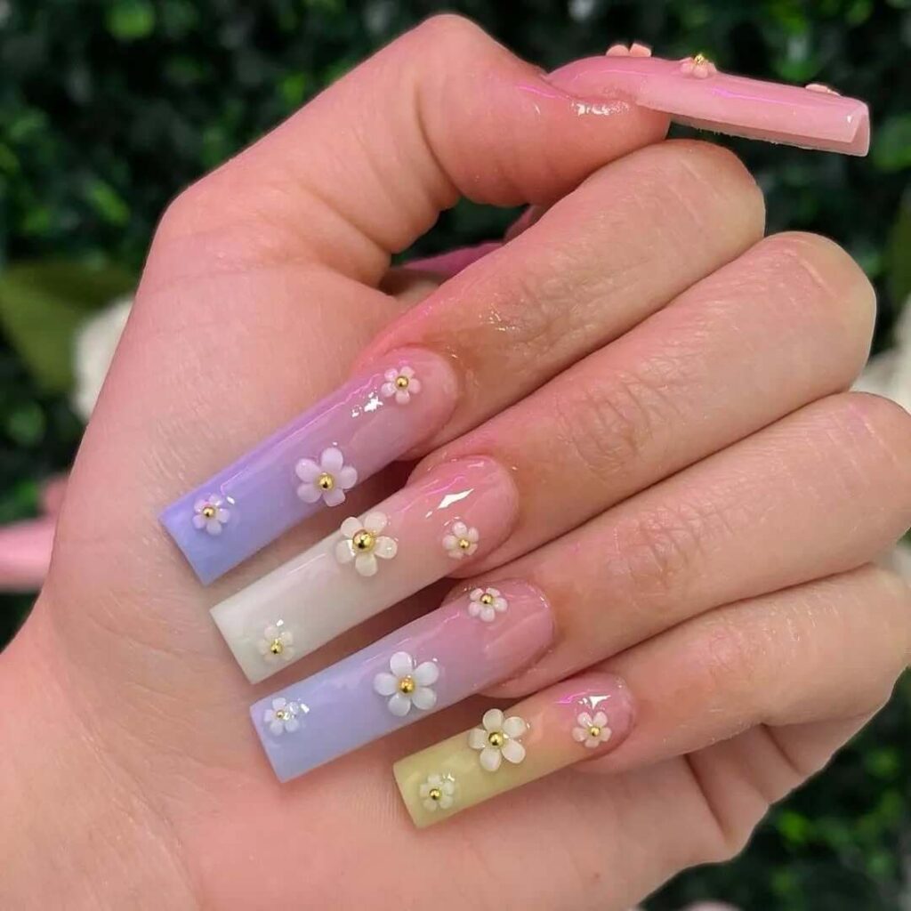 A stylish collection of March nails featuring pastel nails, Easter nail art, St. Patrick's Day nail designs, and spring-inspired manicures.