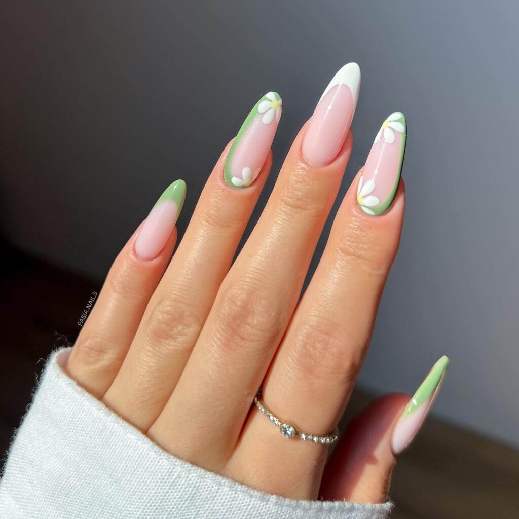 A stunning array of pastel nails with marble nail art and colorful pastel nail polish designs.
