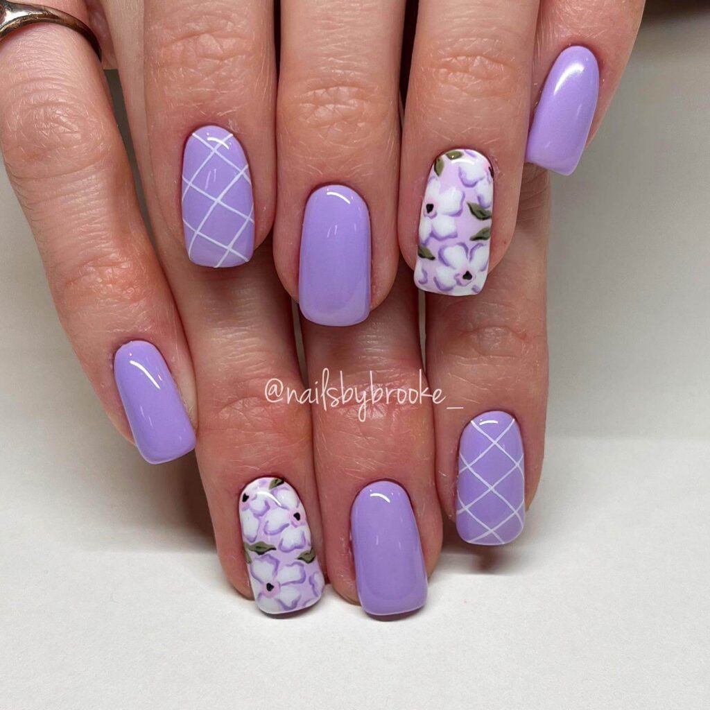 Lavender Nails