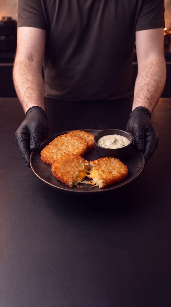 Crispy Cheesy Hash Browns